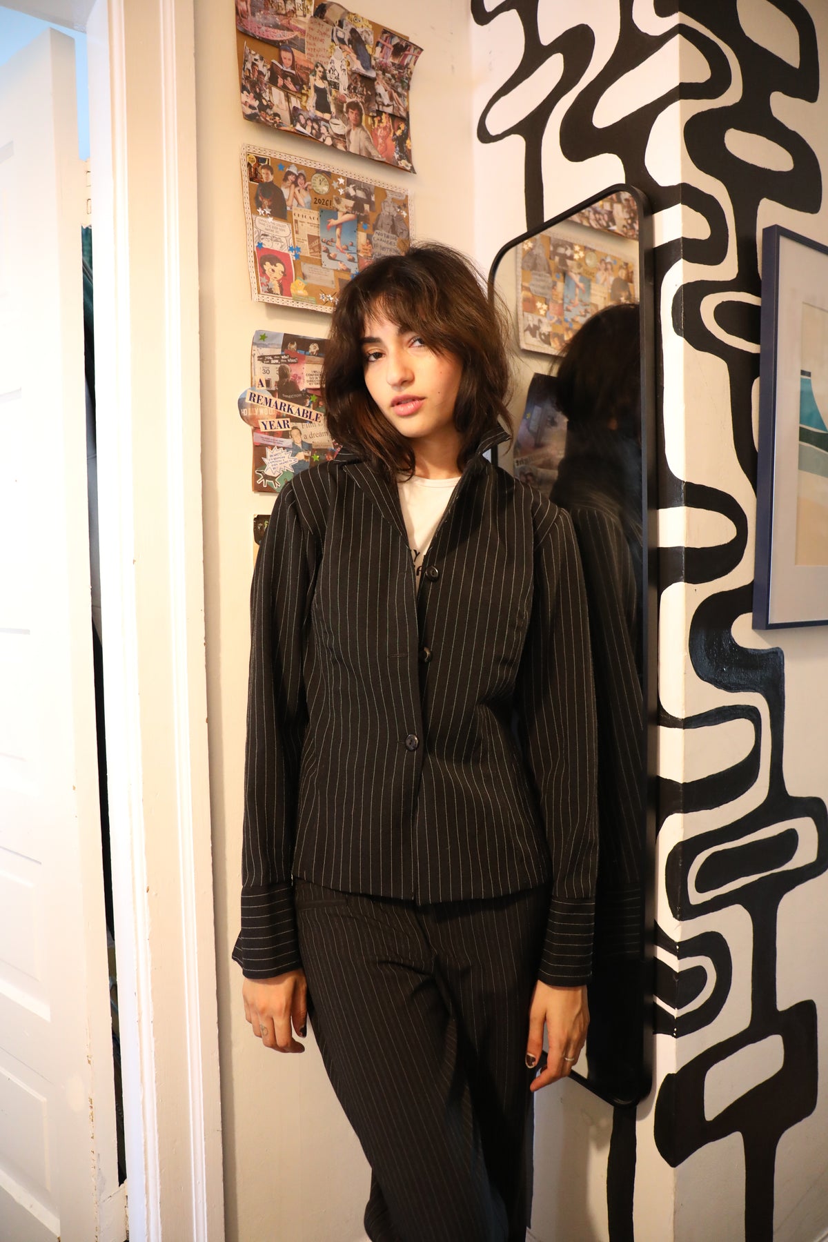 Striped Blazer