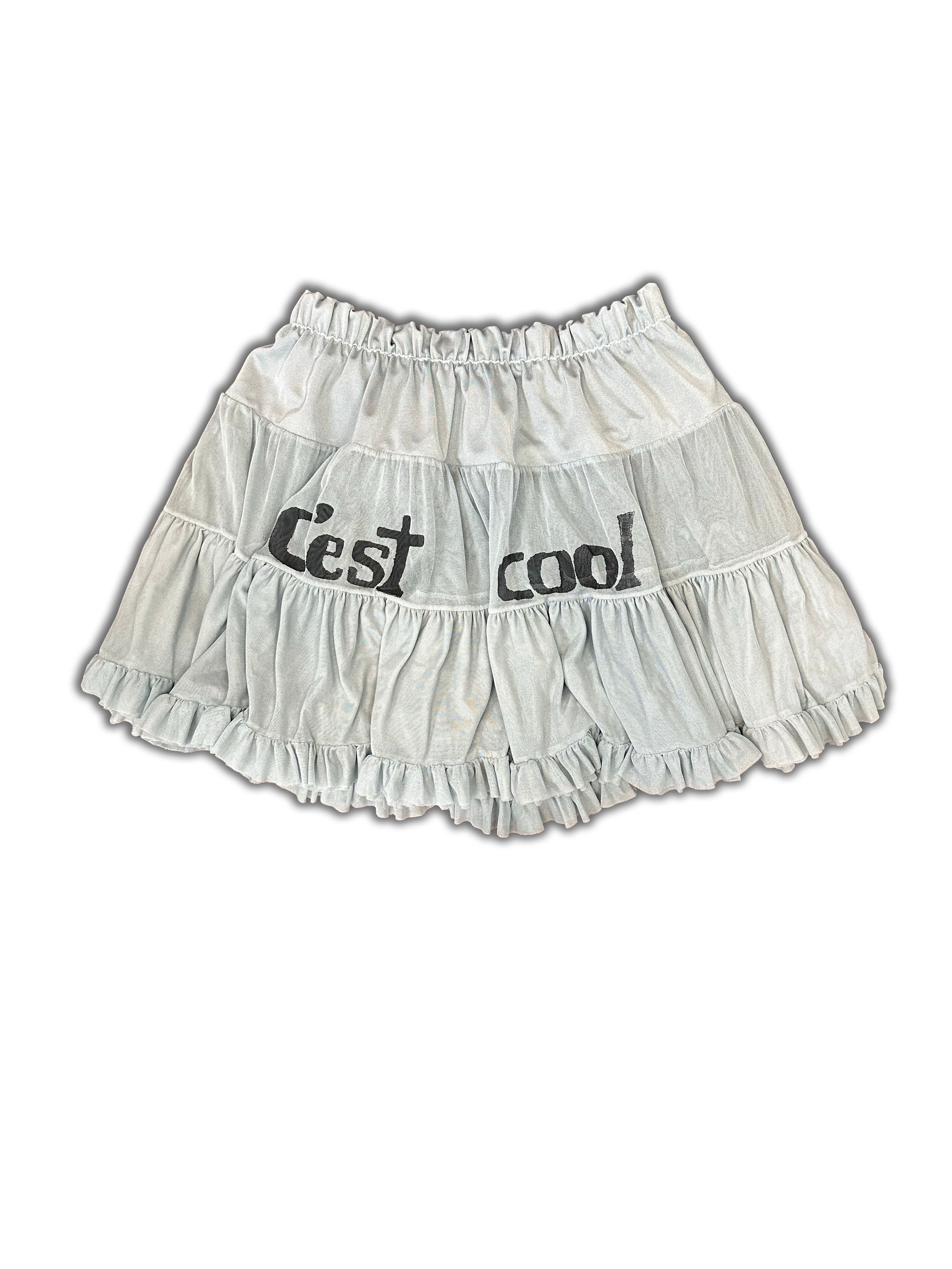 Light Blue Tulle Skirt