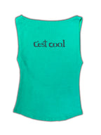 Green High-Neck Top