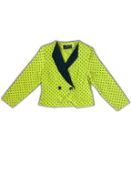 Green Polka Dot Blazer