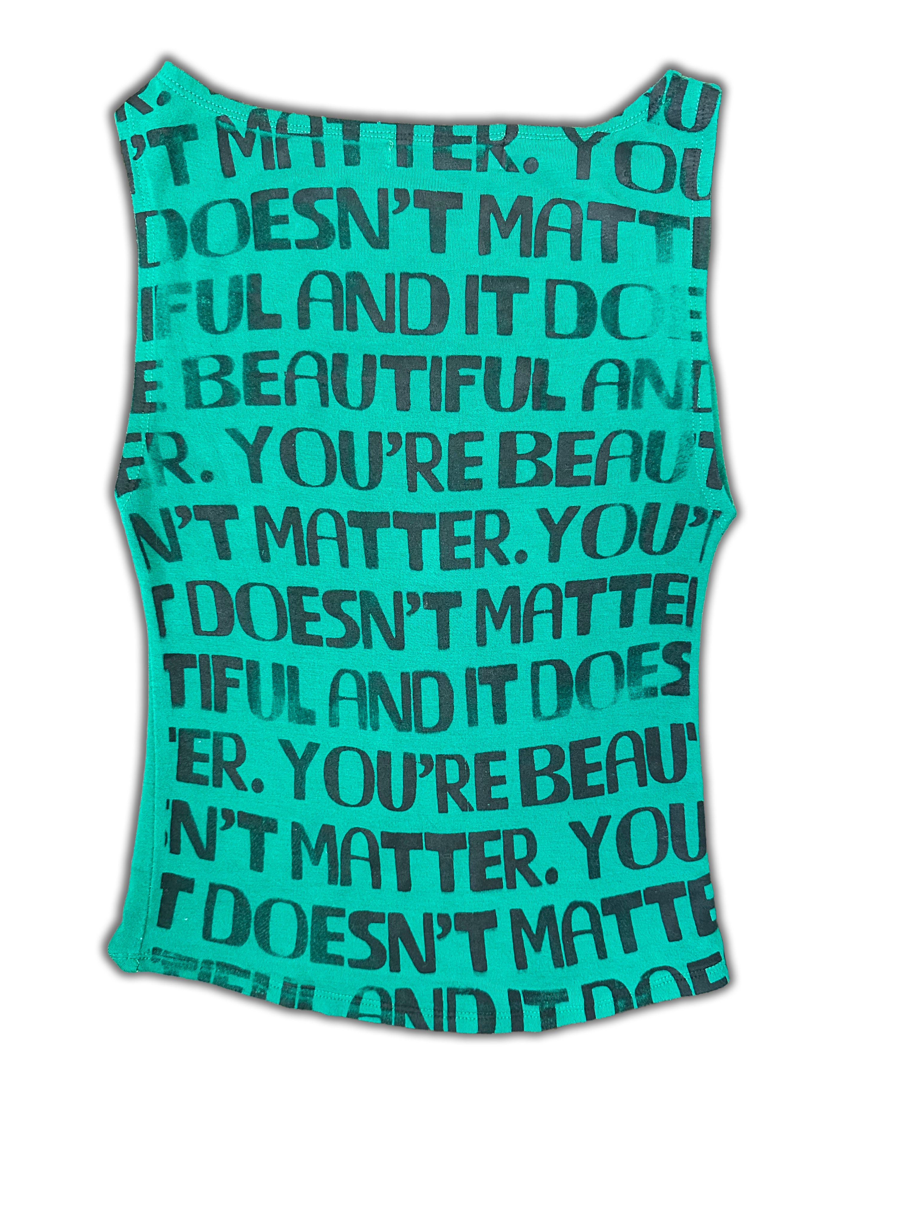 Green High-Neck Top