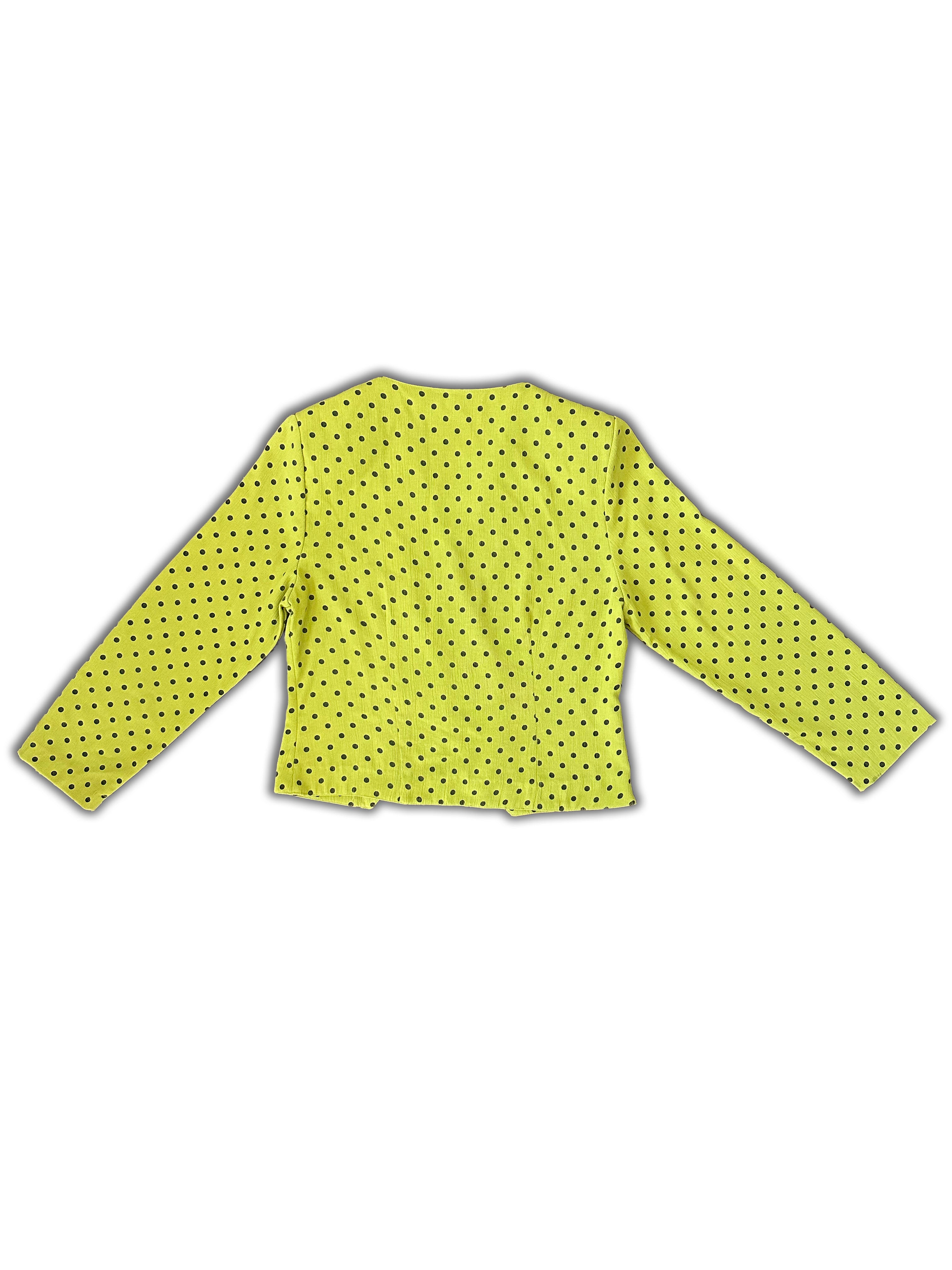 Green Polka Dot Blazer