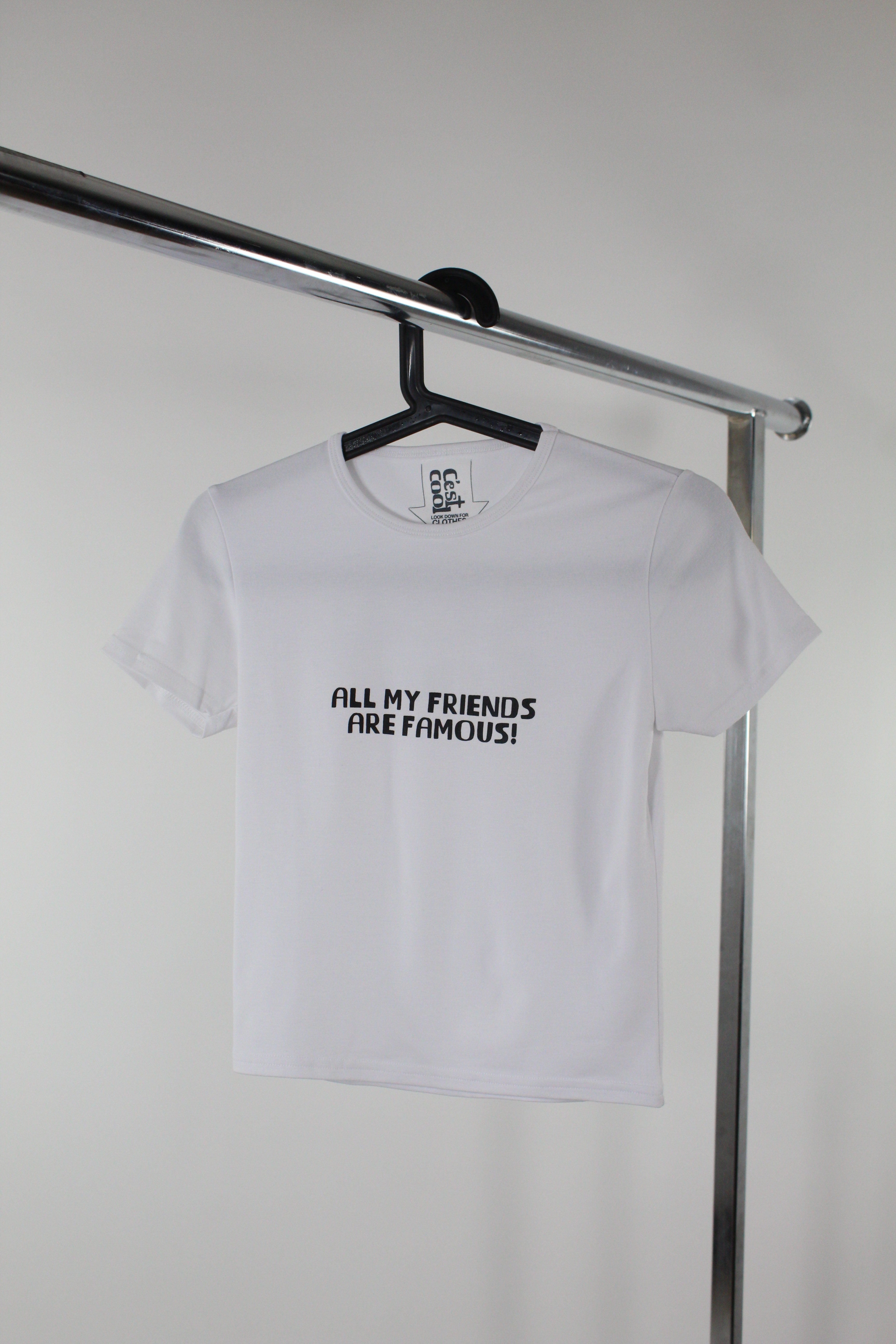 All my friends are famous x C’est Cool baby tee