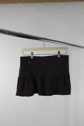 Brown ruffle skirt