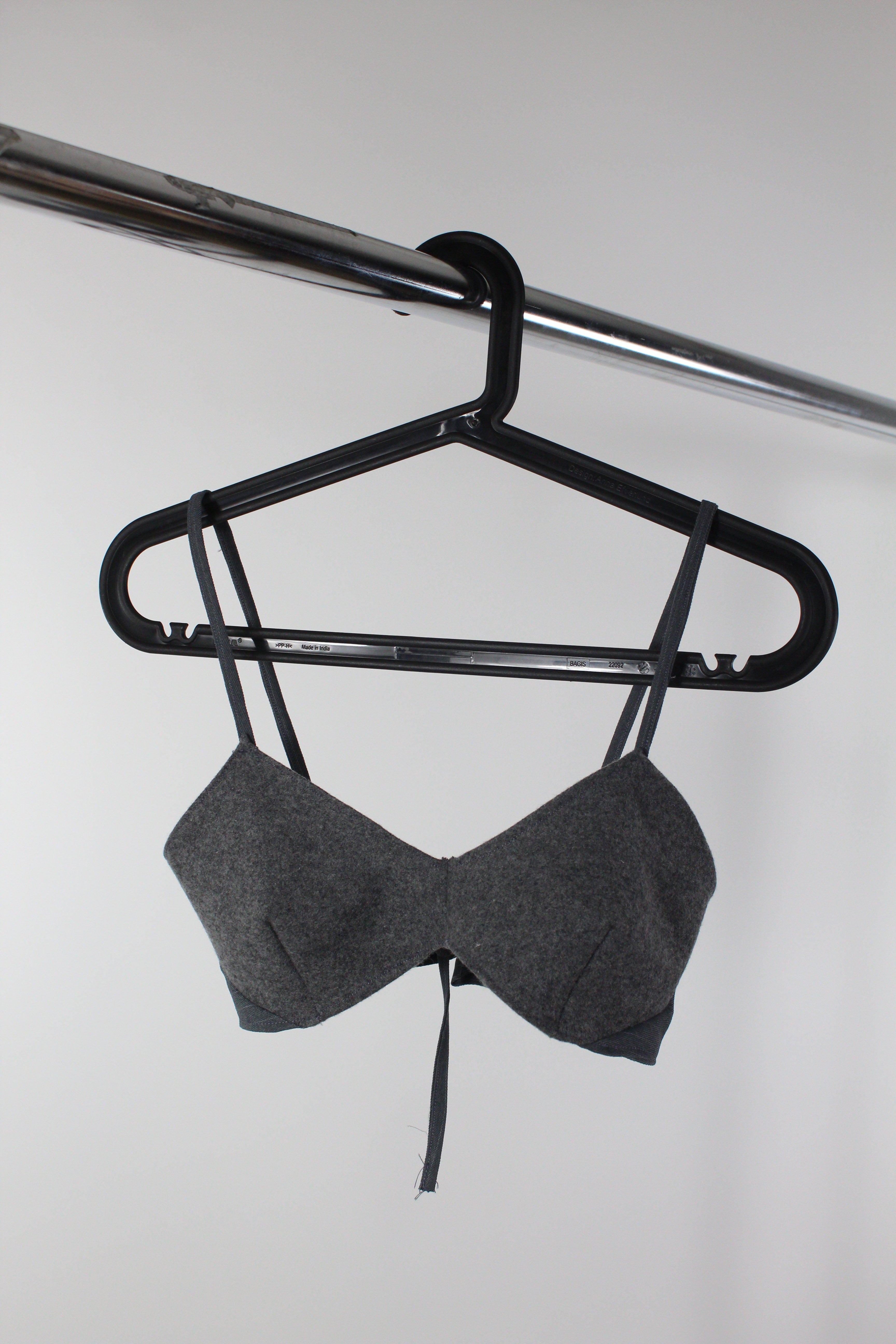 Grey Bullet Bra