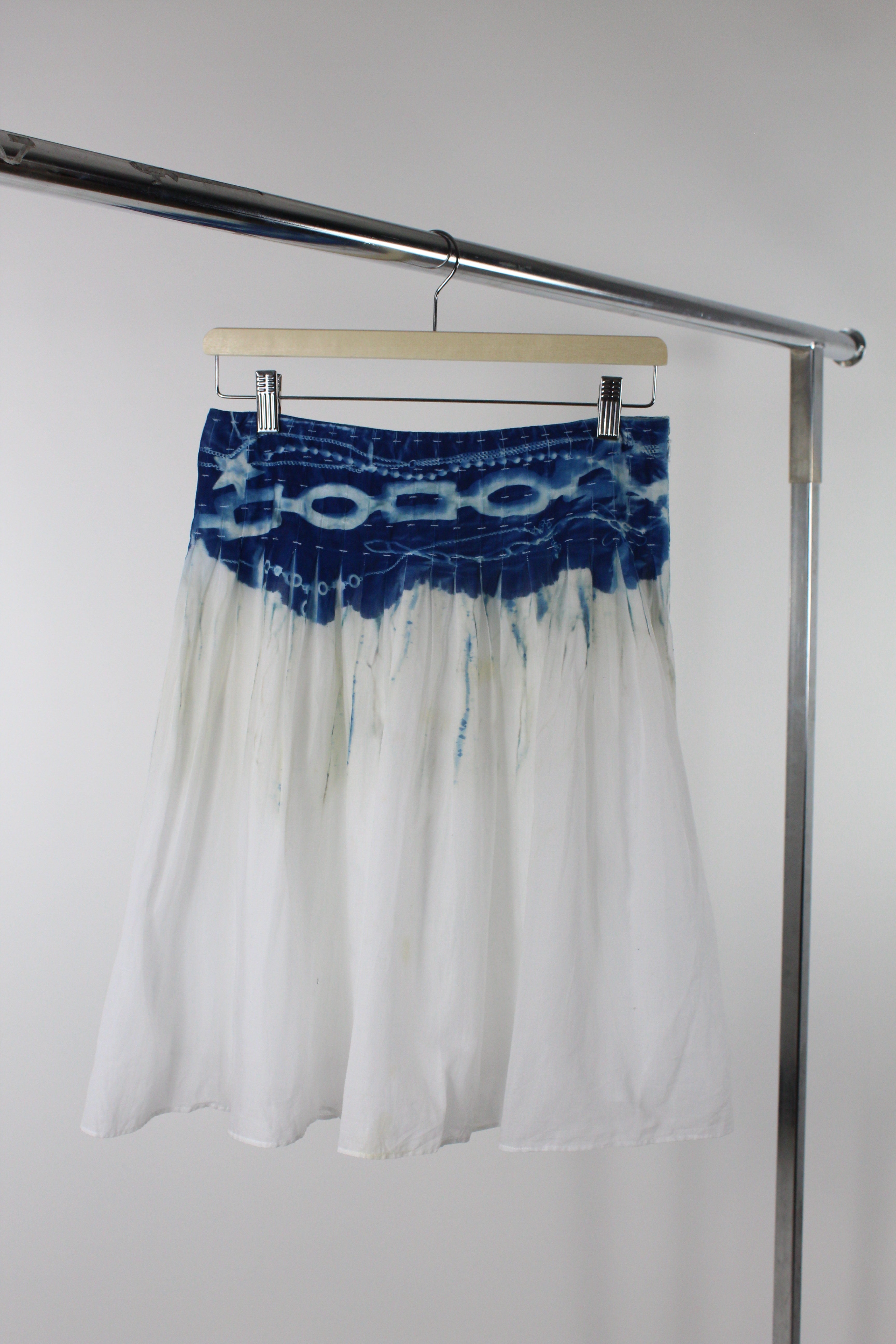 Cyanotype skirt
