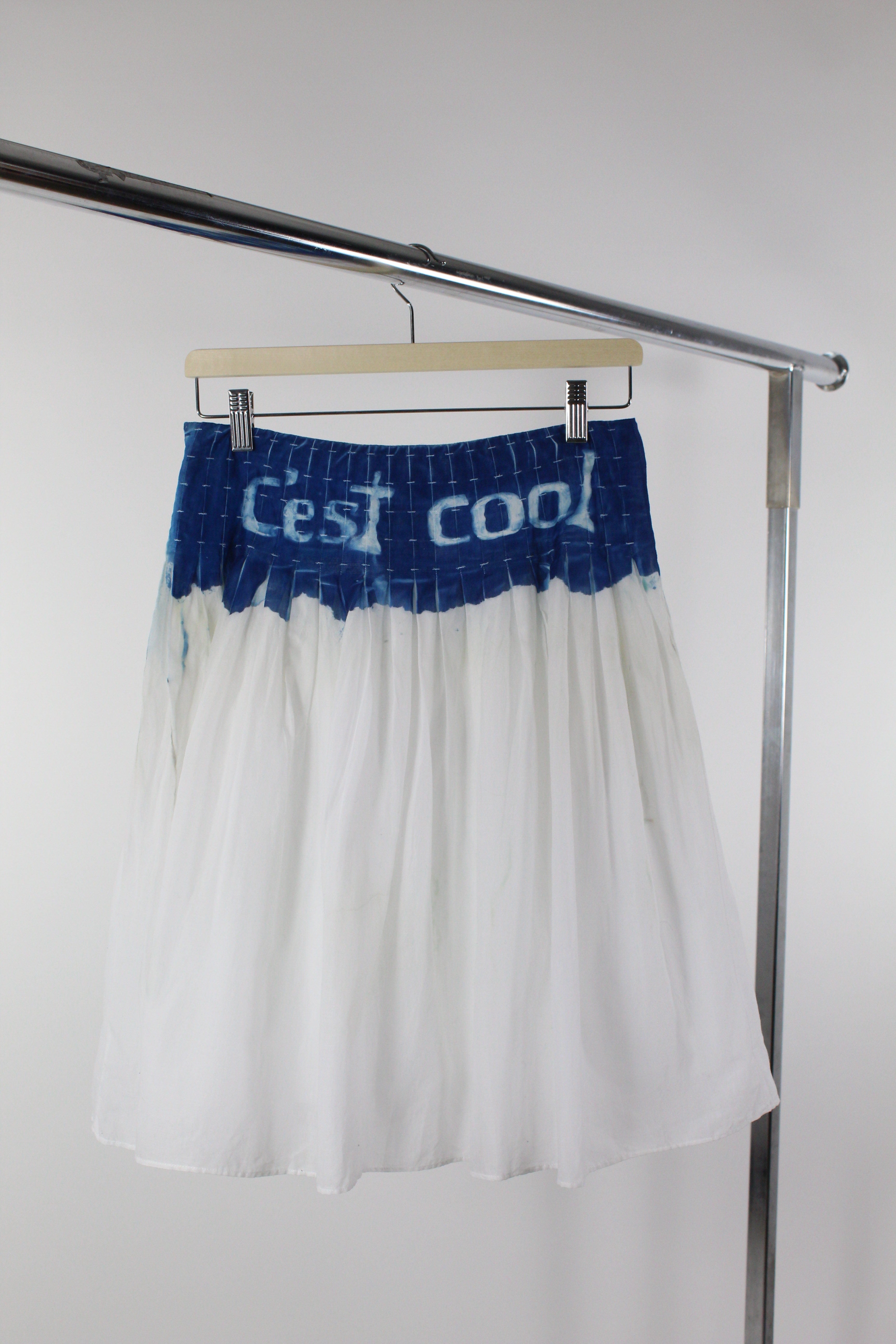 Cyanotype skirt